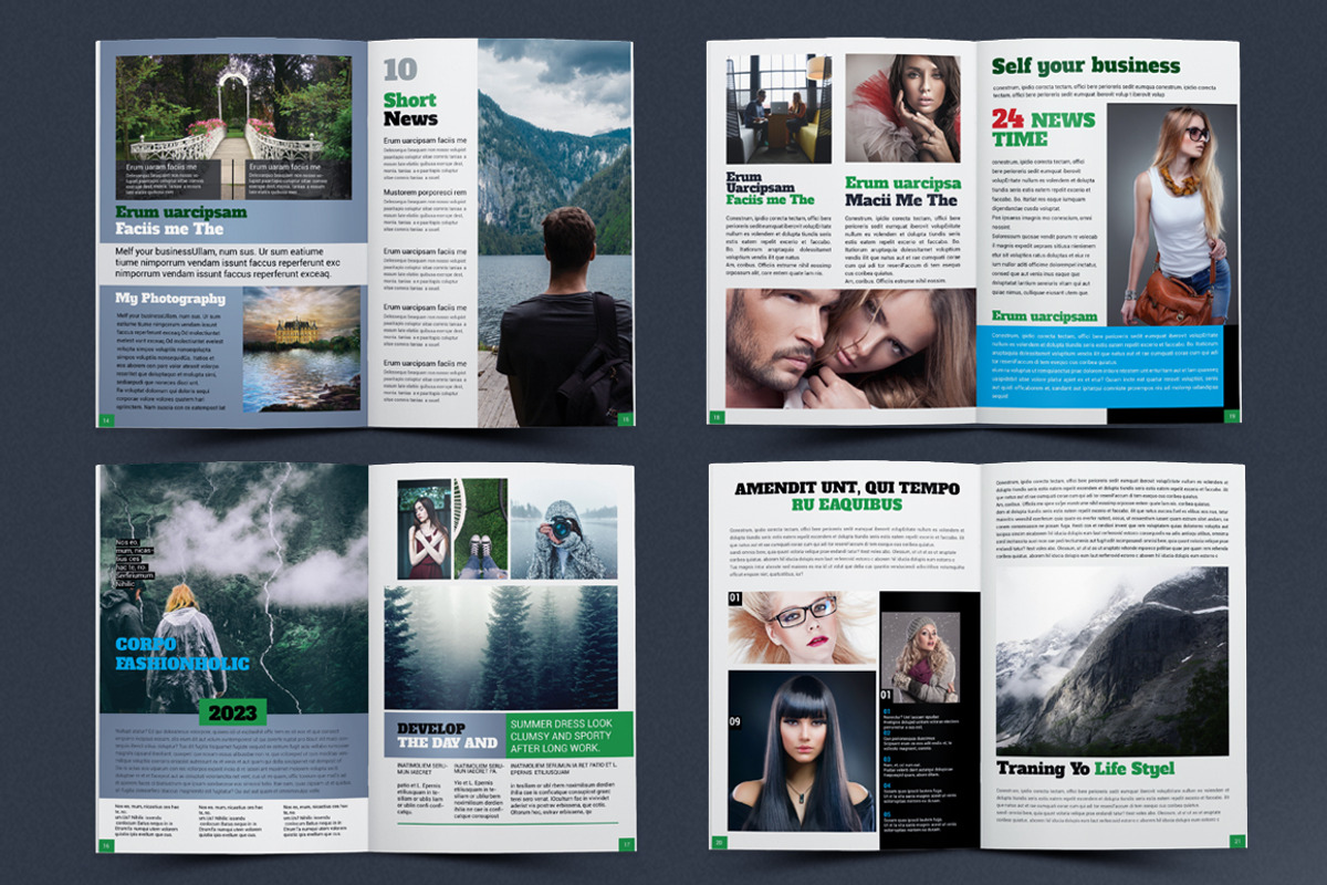 Magazine Template, a Magazine Template by artico (Photo 4 of 7)