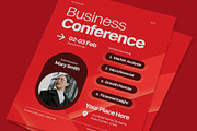Business Conference Flyer, a Flyer Template by graphicook (Thumbnail 2 of 3)