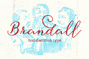 Brandall (40% Off), a Script Font by artimasa (Thumbnail 1 of 5)