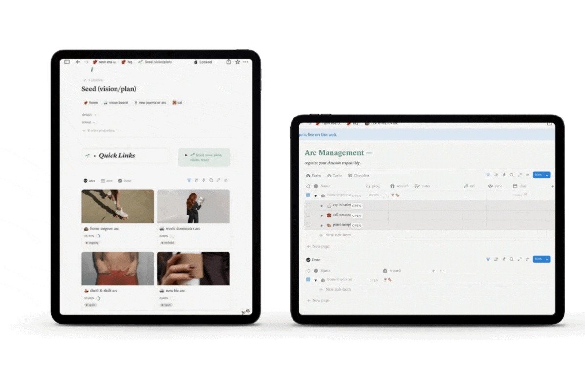 New Era U | Notion Life Planner, an App Template by BrittaMade (Photo 4 of 5)