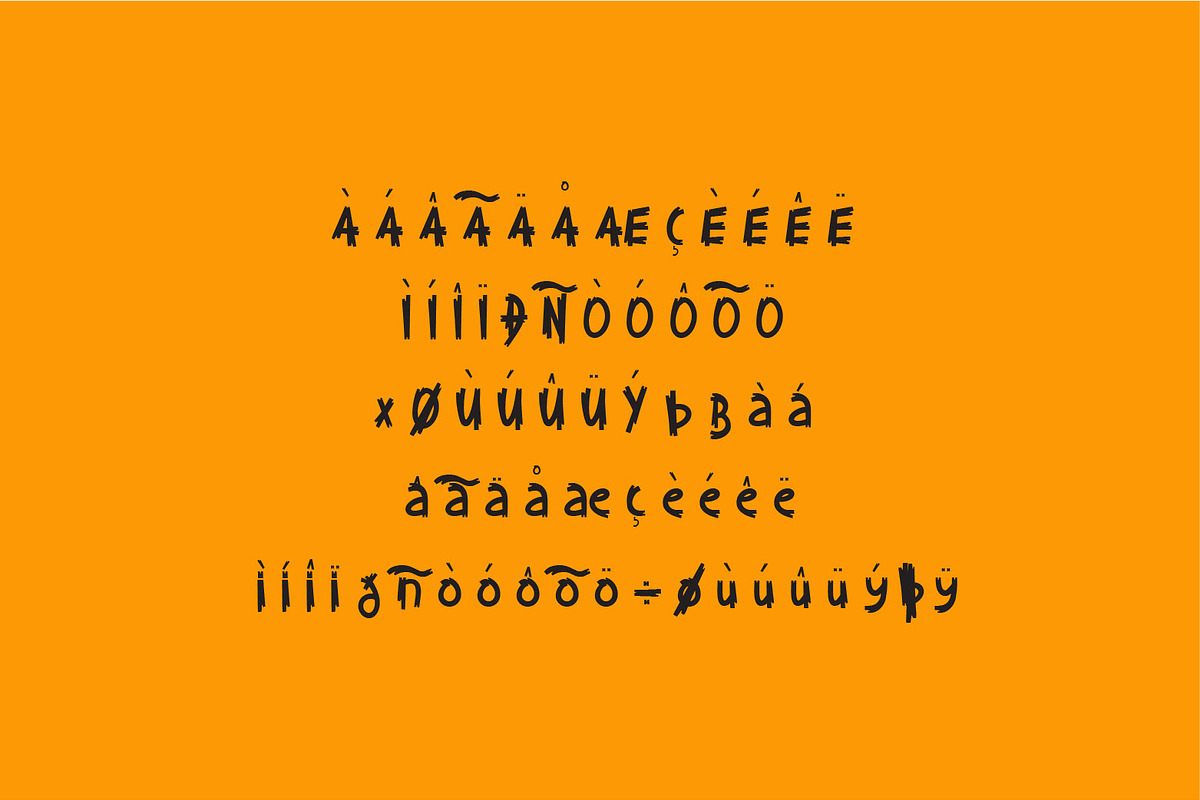 Wood Island - ethnic tribal font, a Font by WAP (Photo 7 of 7)