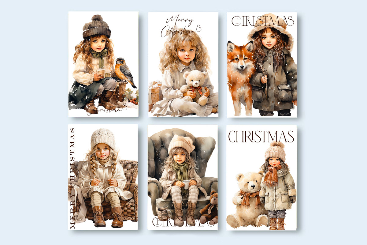 Fairy winter  girls clipart, a Person Illustration by Hello My Print (Photo 7 of 10)