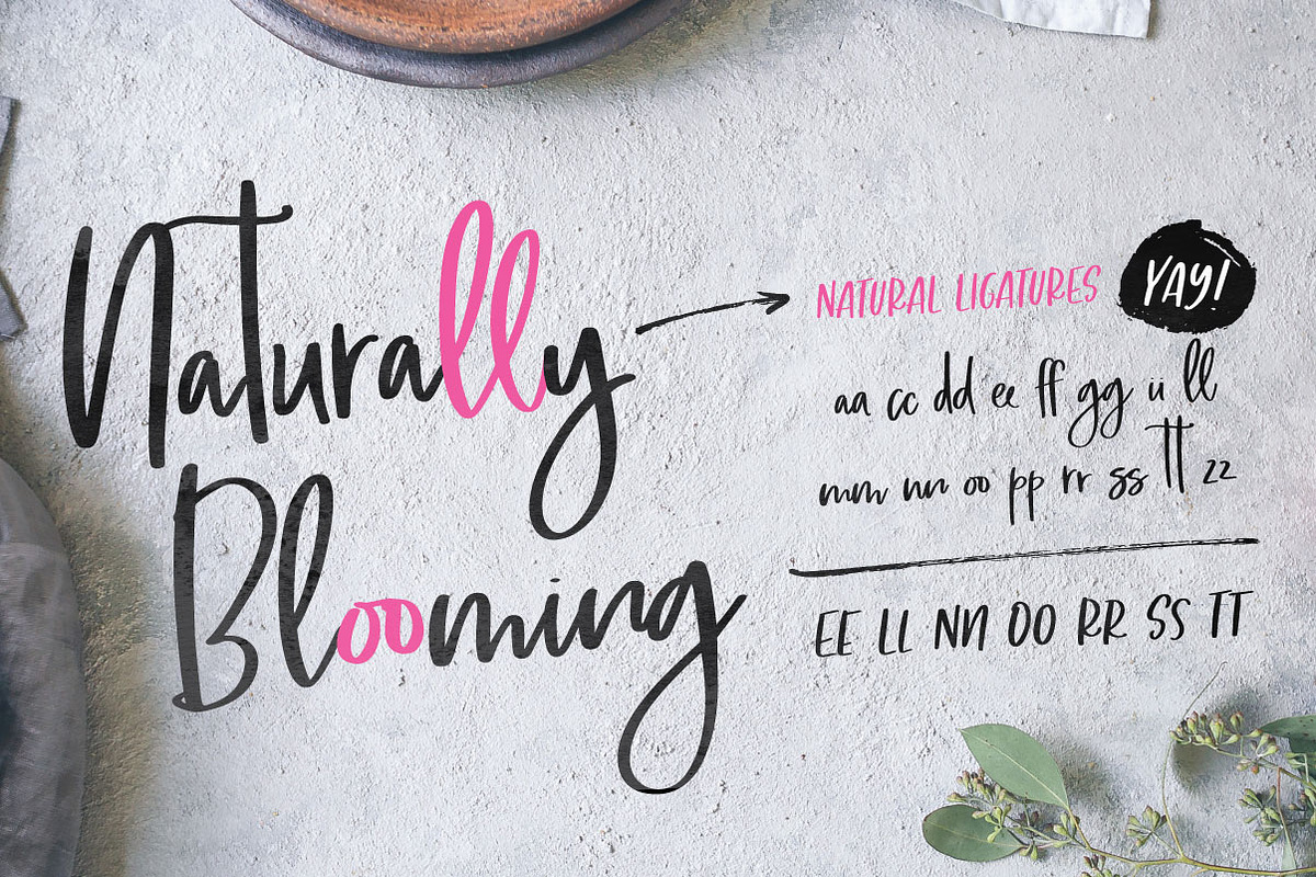 Kind Letters font duo preview 6