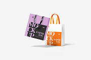 Paper Bag Mockup, a Packaging Mockup by Pikachudesign (Thumbnail 3 of 5)