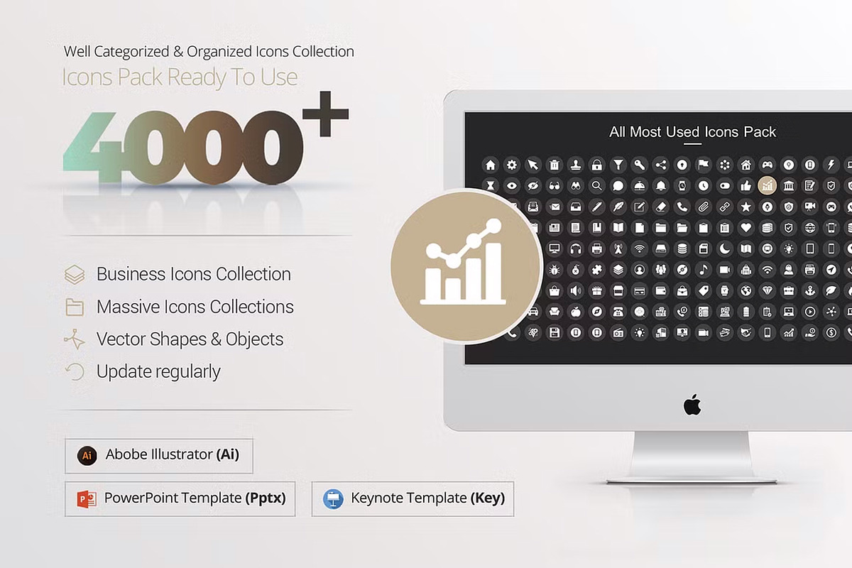 Annual Report PowerPoint Template, a Presentation Template by White Graphic (Photo 3 of 9)
