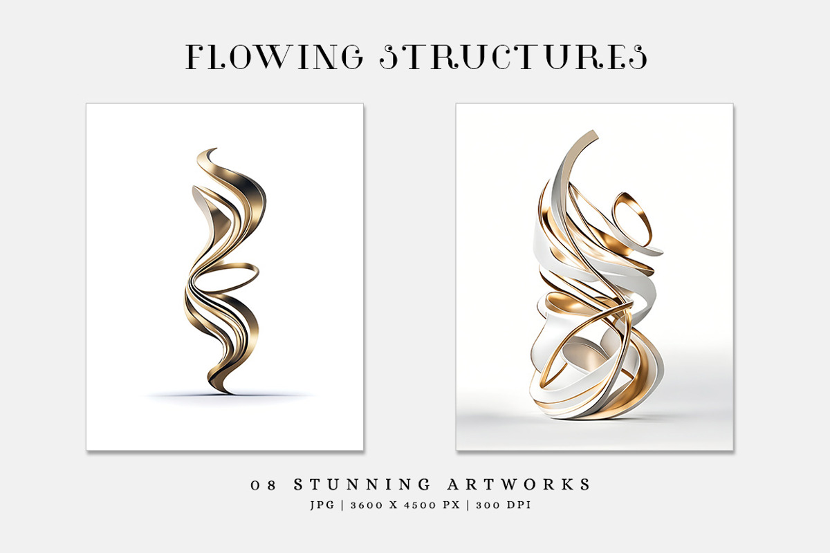 Flowing Structures, a Decorative Illustration by Digital Art Creations (Photo 1 of 7)