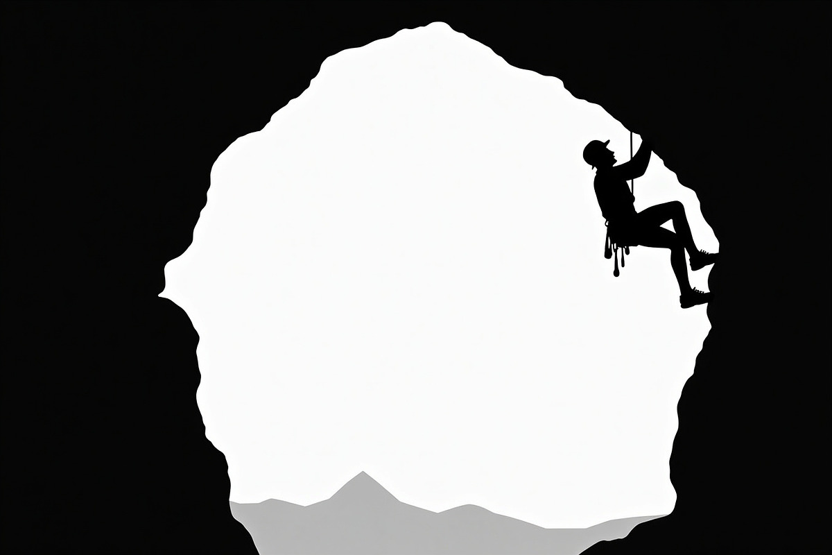 Mountain Climber Silhouette Set, an Illustration by Amazin_art (Photo 11 of 21)