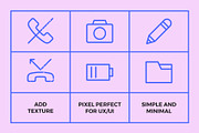 User Interface Line Icons, an Outline Icon by Abstracto-Create (Thumbnail 3 of 9)