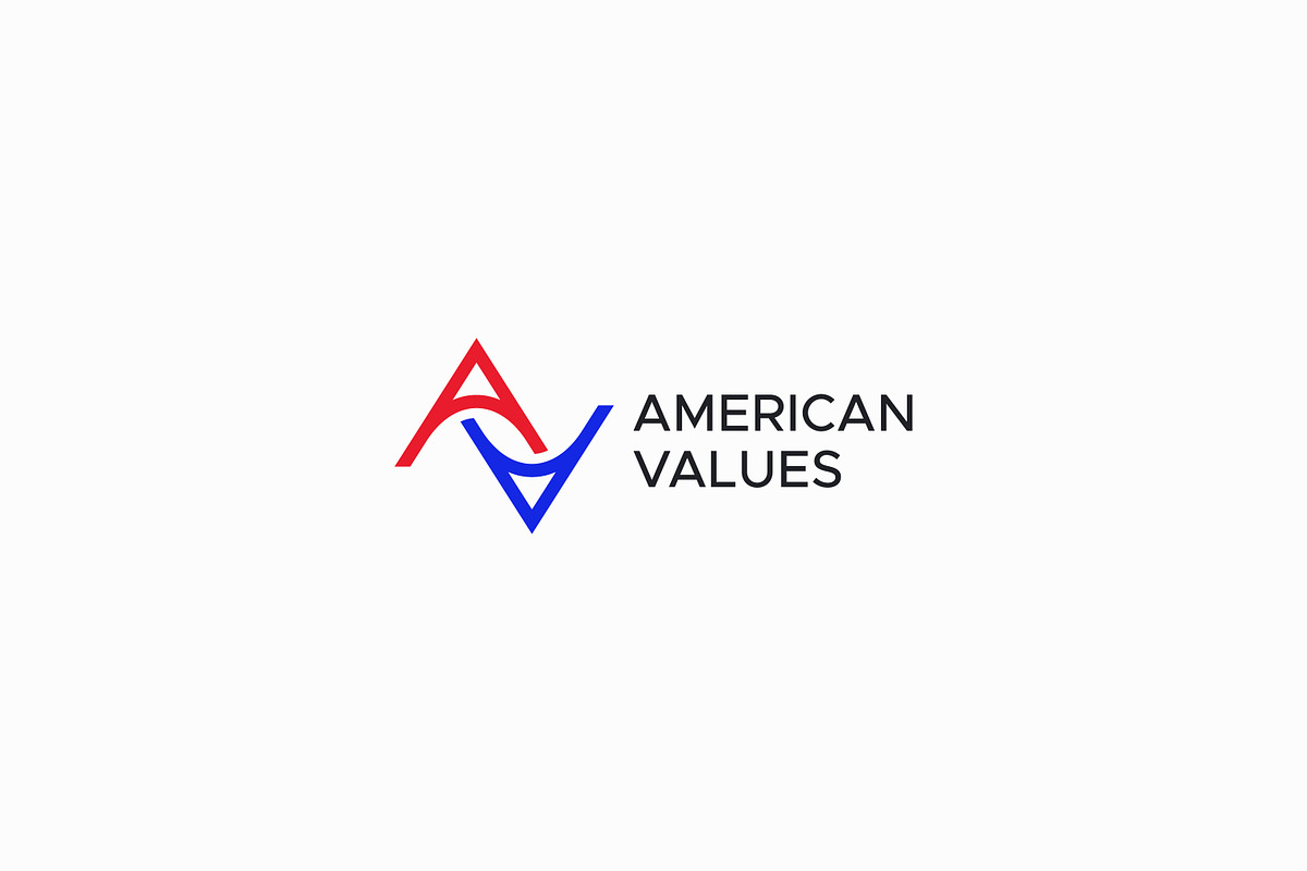 AV Logo for American Values Concept, a Branding & Logo Template by Signatoro (Photo 1 of 3)