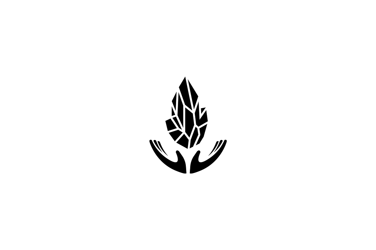 Minimalist Hand with Crystal Logo, a Branding & Logo Template by Luxury Logos (Photo 3 of 4)