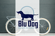 Blue Dog Bicycle & Repair, a Branding & Logo Template by CreativeDolan (Thumbnail 1 of 2)
