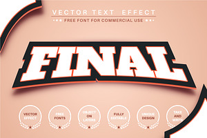 Fresh Sticker - Editable Text Effect