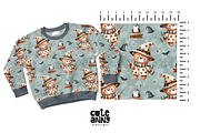 Pattern with wizard bear, a Pattern Graphic by Cuteanny Design (Thumbnail 3 of 4)
