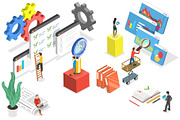 Statistics & Data Analysis Set 01, a Technology Illustration by AndriiStore (Thumbnail 9 of 11)