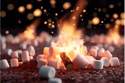 Cozy Campfire marshmallow place, a Nature Photo by Ylivdesign