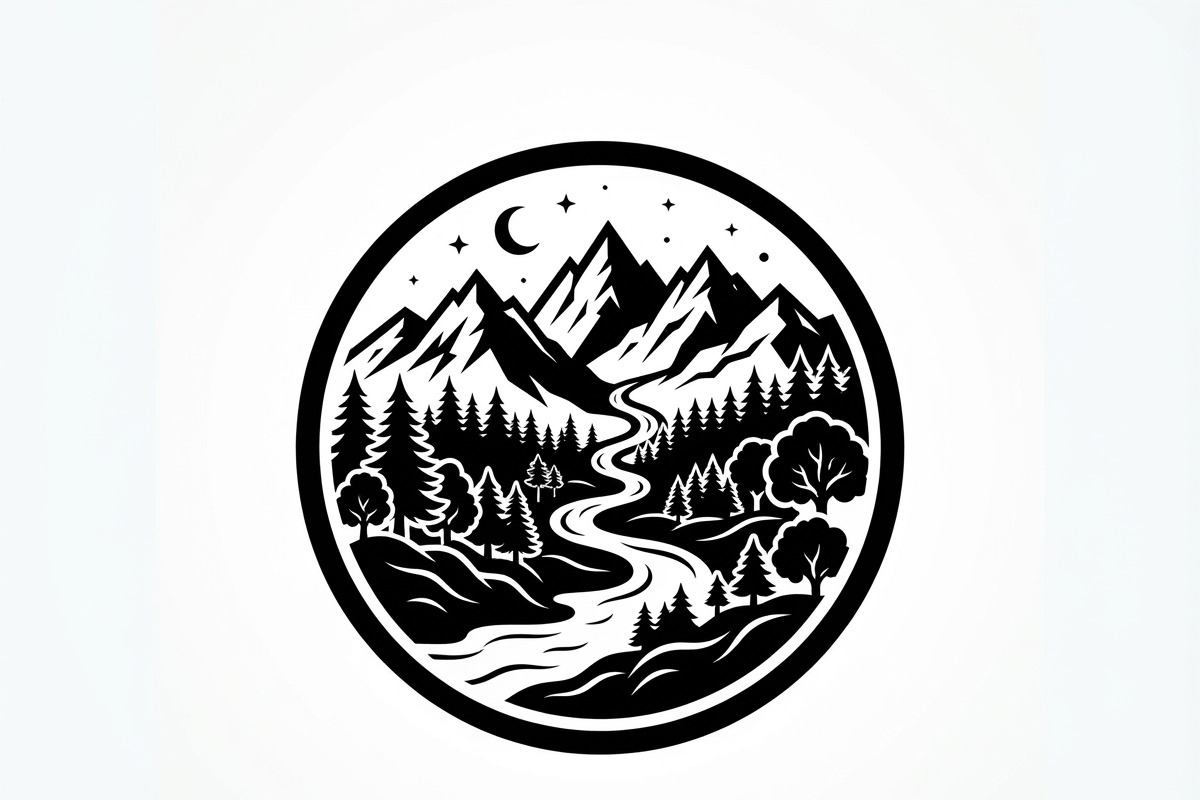 60 Eco Globe Landscape Silhouette, a Technology Illustration by Amazin_art (Photo 15 of 44)