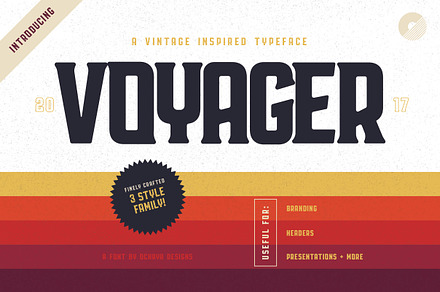 Voyager Typeface