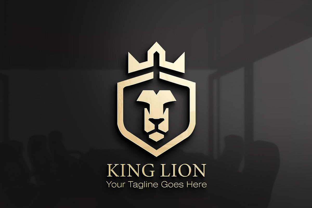 Custom King Lion Logo Design, a Branding & Logo Template by YUDesignStore (Photo 1 of 8)