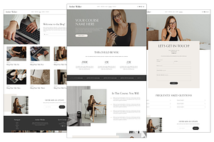 Squarespace Template: Amber Walker