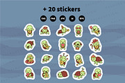 Sea Turtle Clipart Set, an Animal Illustration by Palau (Thumbnail 10 of 10)
