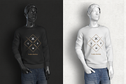 Long Sleeve T-shirt Mockups, a Shirt Mockup by simuradi (Thumbnail 5 of 5)
