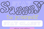 Sassy Serif a hand-drawn font, a Serif Font by Eryn Rose Design (Thumbnail 6 of 12)