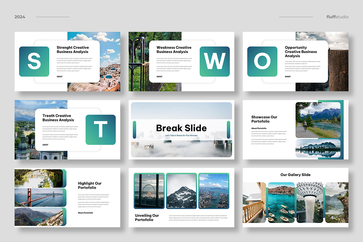 Creative Business Keynote Template, a Design Template by fluffstudio (Photo 4 of 6)
