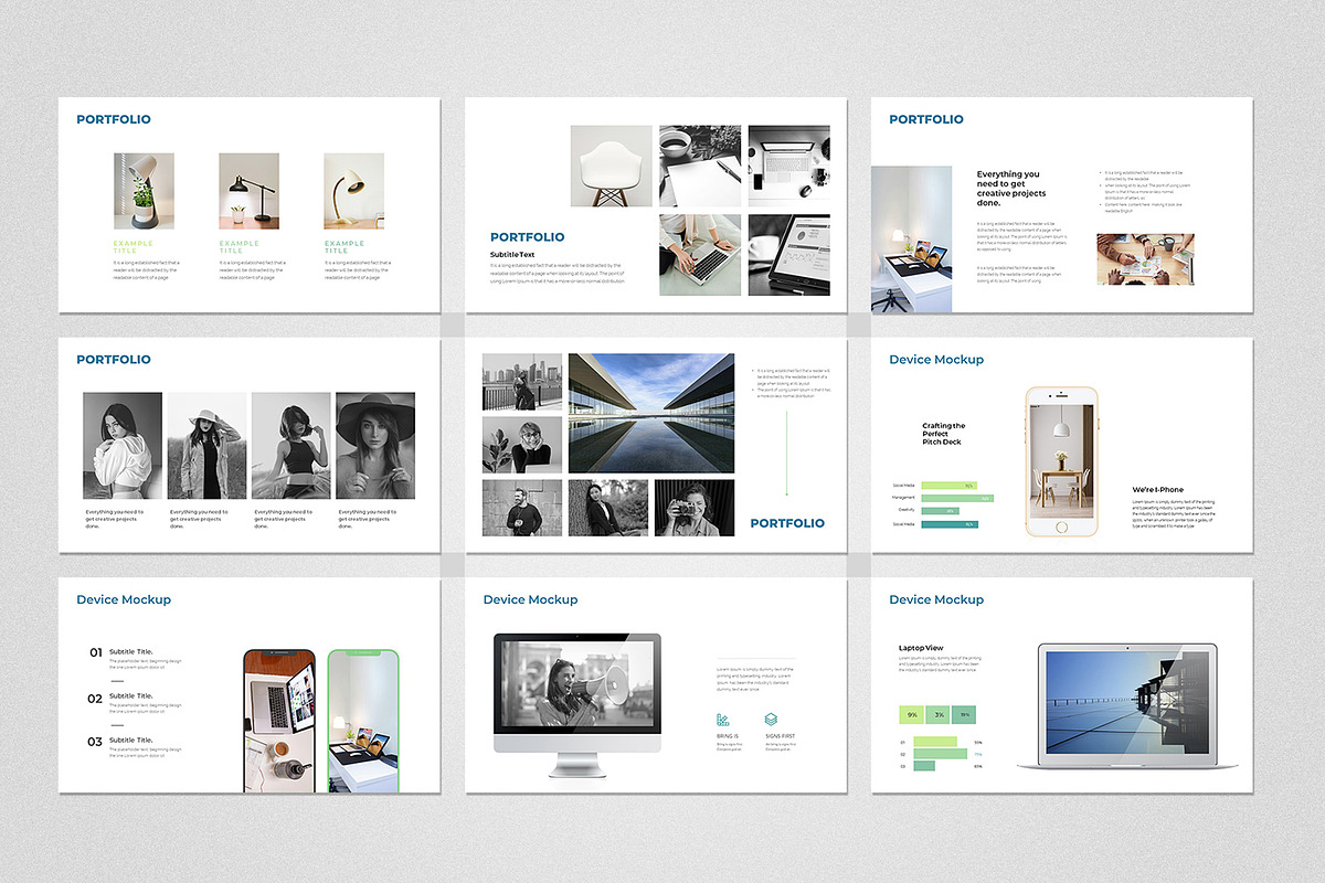 Annual Report Google Slides Template, a Presentation Template by Design Vault (Photo 6 of 8)