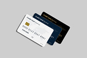 Credit Card Mockup, an Advertising Mockup by Graphiculon (Thumbnail 5 of 11)