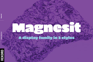 Magnesit: Ultra Bold Fonts