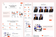 Marketing Agency Website UI Figma, an UI Kit Template by peterdraw (Thumbnail 3 of 7)