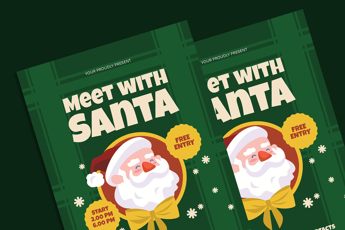 Meet with Santa flyer, a Flyer Template by AdamHasan (Photo 3 of 3)