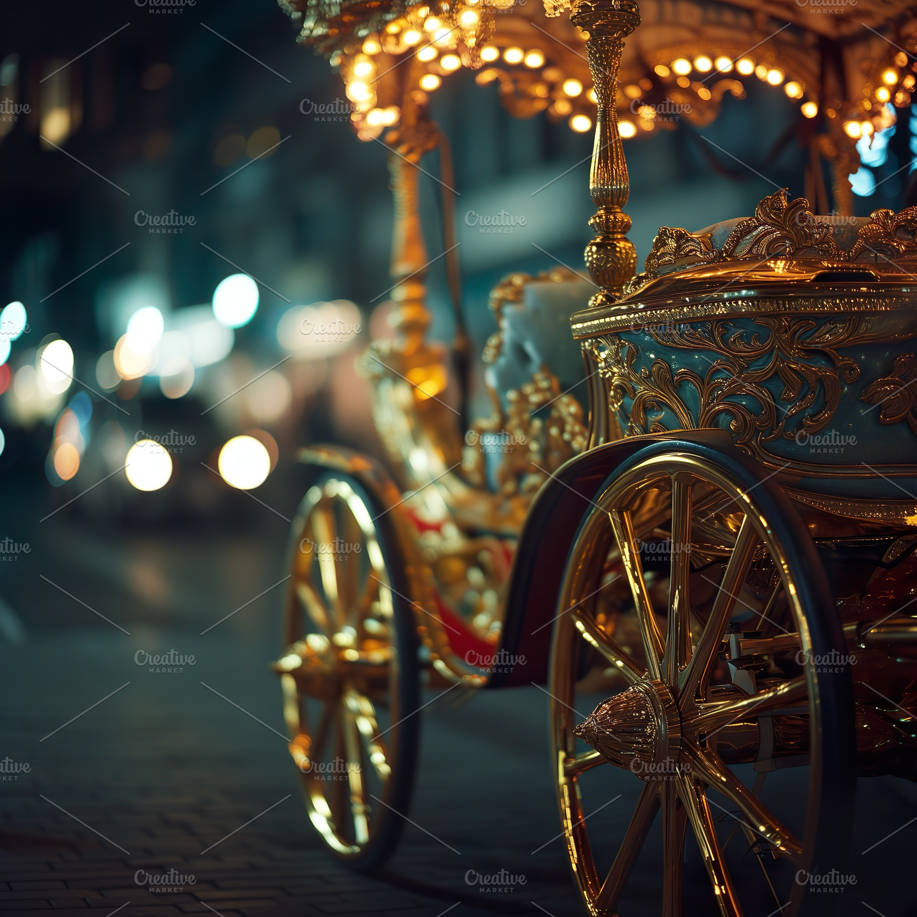 Gilded Carriage, a Transportation Photo by k.tay