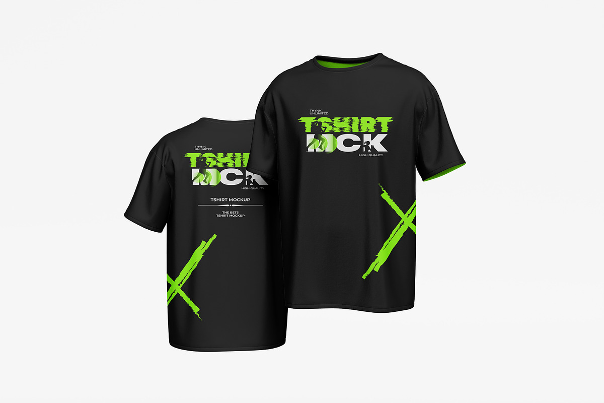 T-Shirt Mockup, a Shirt Mockup by AKMAL STUDIO (Photo 3 of 5)
