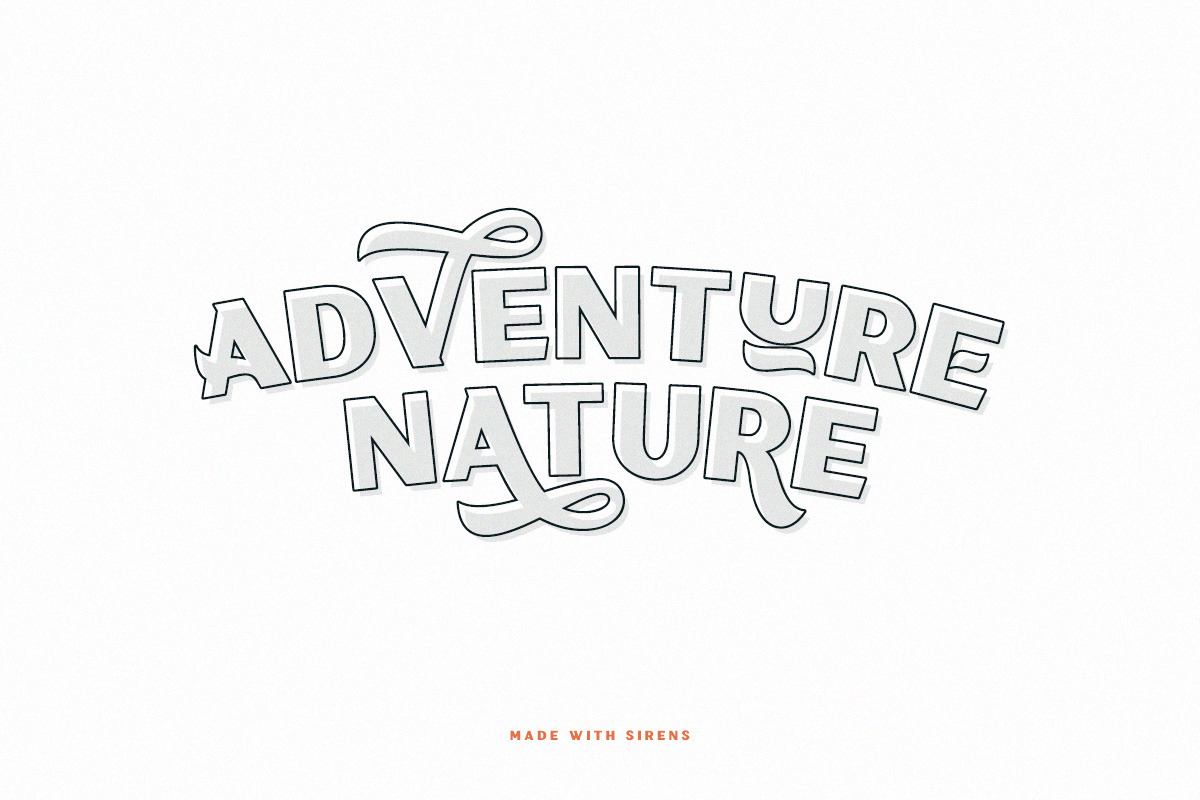 Sirens - Bold Sans, a Sans Serif Font by Sarid Ezra (Photo 11 of 13)