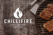 Chilli Fire Vintage Logo Template, a Branding & Logo Template by vectorwithin (Thumbnail 2 of 3)