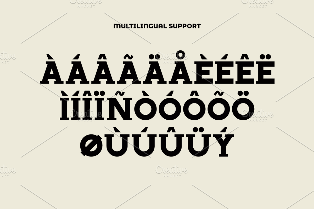 Rowen Bold Slab Font, a Slab Serif Font by Artiveko (Photo 3 of 7)