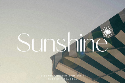 Sunshine - Elegant & Classic Sans