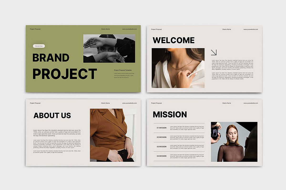 Brand Project Presentation Template