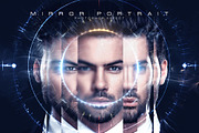 Mirror Portrait Photoshop Effect, a Brushes & More by INTENTFX (Thumbnail 1 of 8)