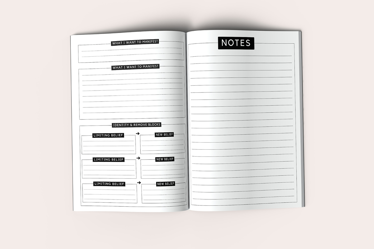 Manifestation Journal, a Templates & Theme by KDPISH (Photo 3 of 4)