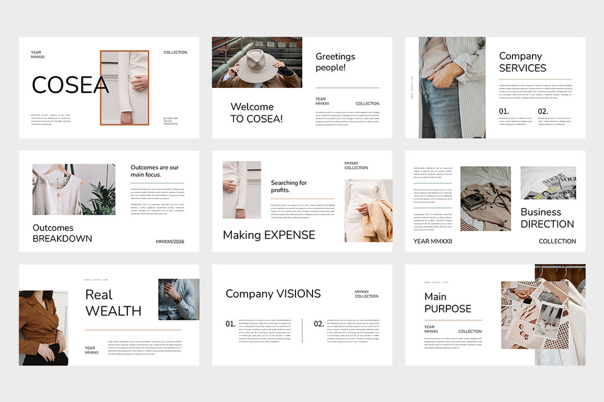 Cosea : Fashion Business Keynote, a Presentation Template by Punkl Camp (Photo 6 of 9)