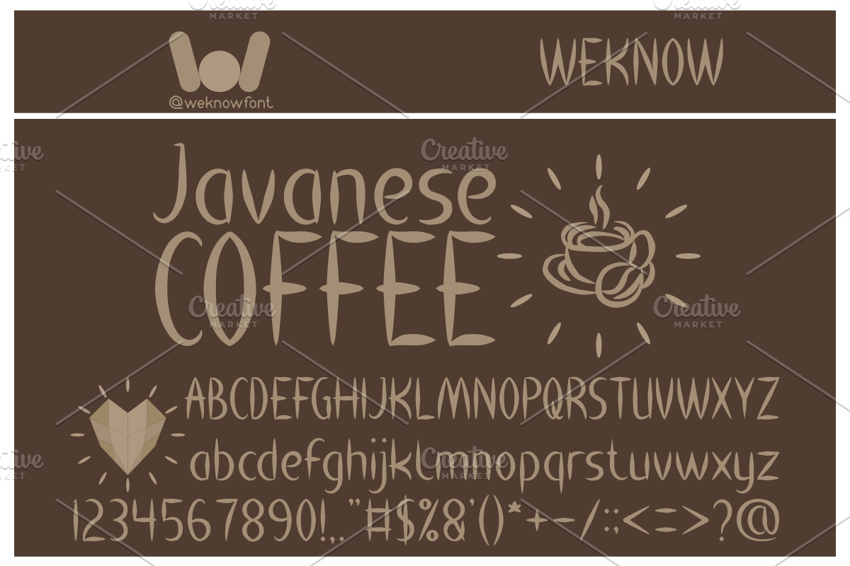 heart shaped font, a Font by weknow (Photo 3 of 5)