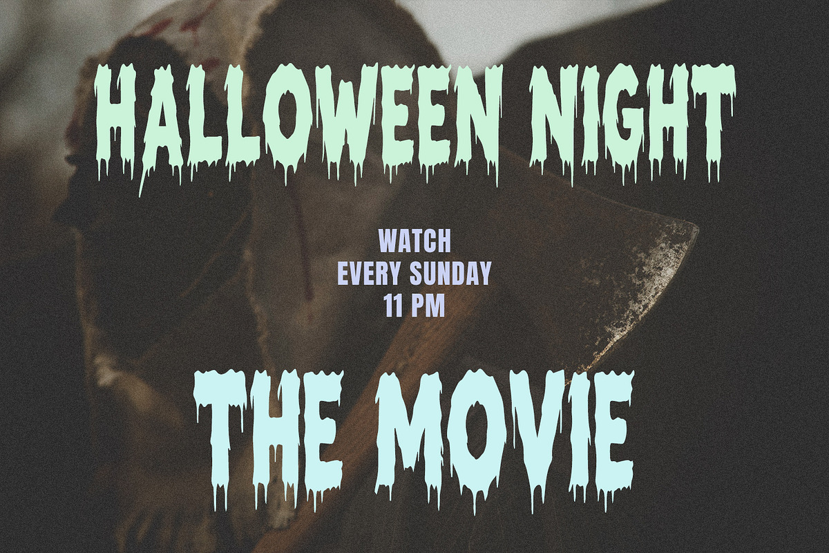 Dockerl Lectohen Spooky Slime Horror, a Sans Serif Font by Maulana Creative (Photo 6 of 7)
