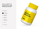 Supplement Bottle Mockup PSD, a Packaging Mockup by graphypix (Thumbnail 2 of 4)