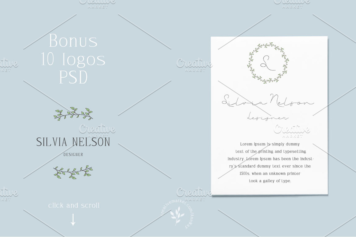 Rimini | Font Duo + Logos preview 5