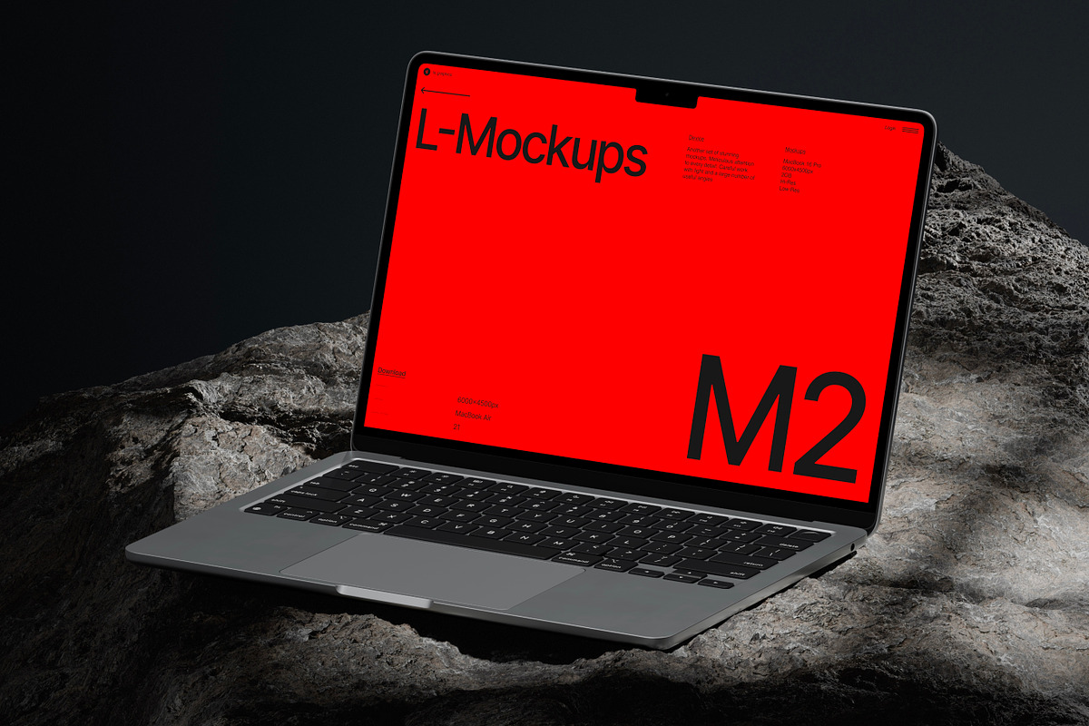L-Mockups: MacBook Air, a Mac Mockup by ls.graphics (Photo 3 of 10)