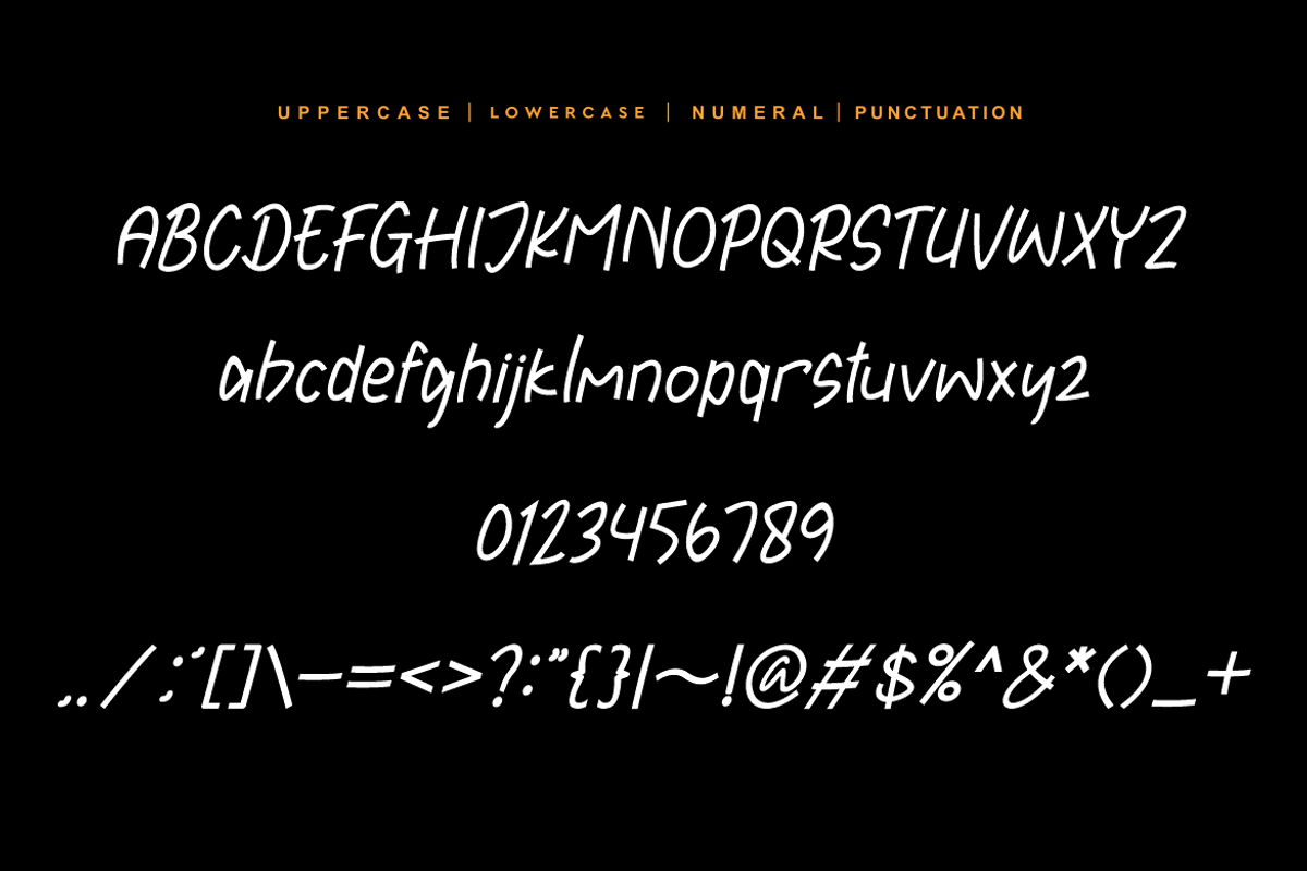 Splash Casual, a Handwritten Font by QR Design Studio (Photo 6 of 7)