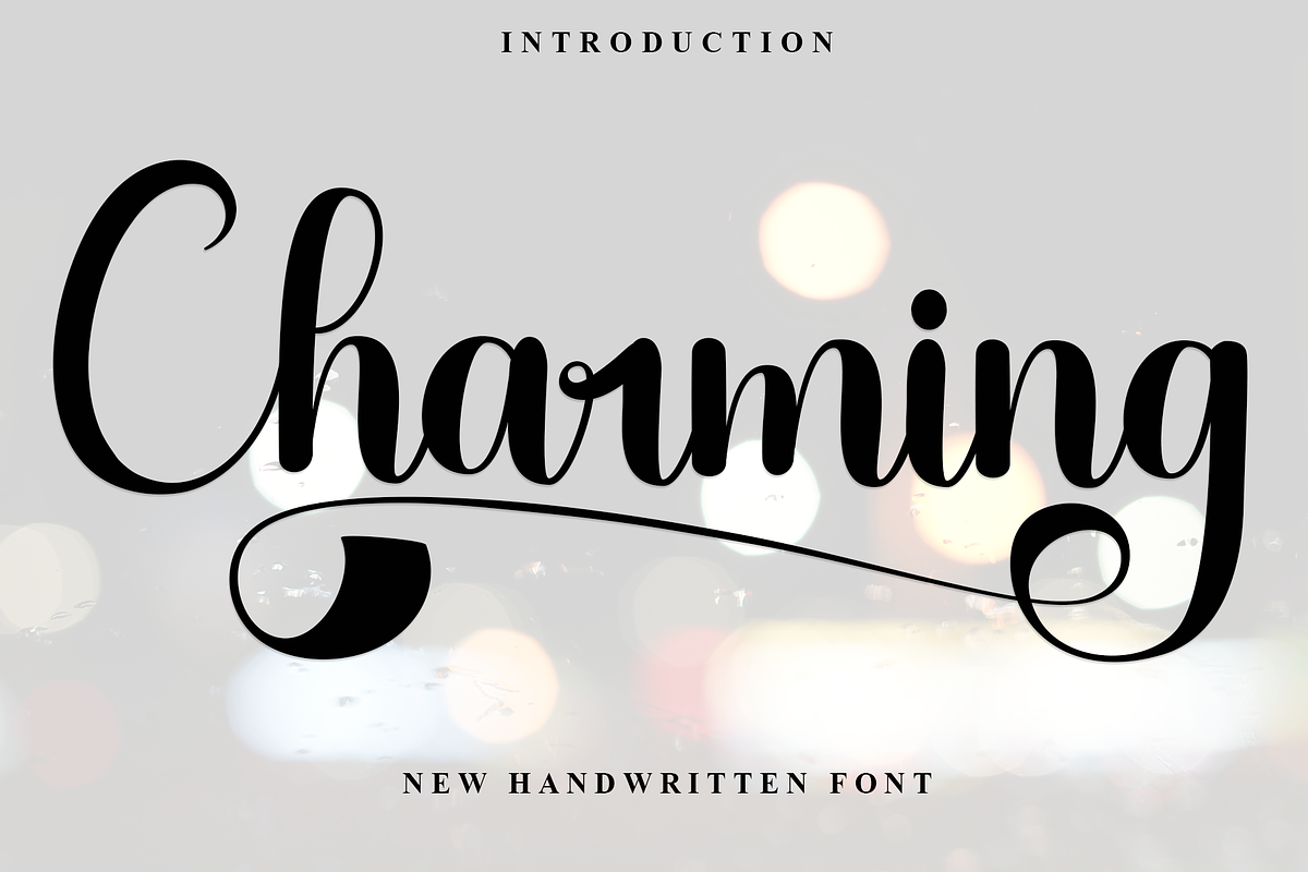 Charming, a Script Font by InermediaSTUDIO (Photo 1 of 8)