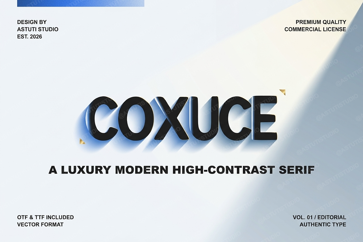 Coxuce - Elegant Serif Typeface, a Serif Font by Astuti Studio (Photo 3 of 25)